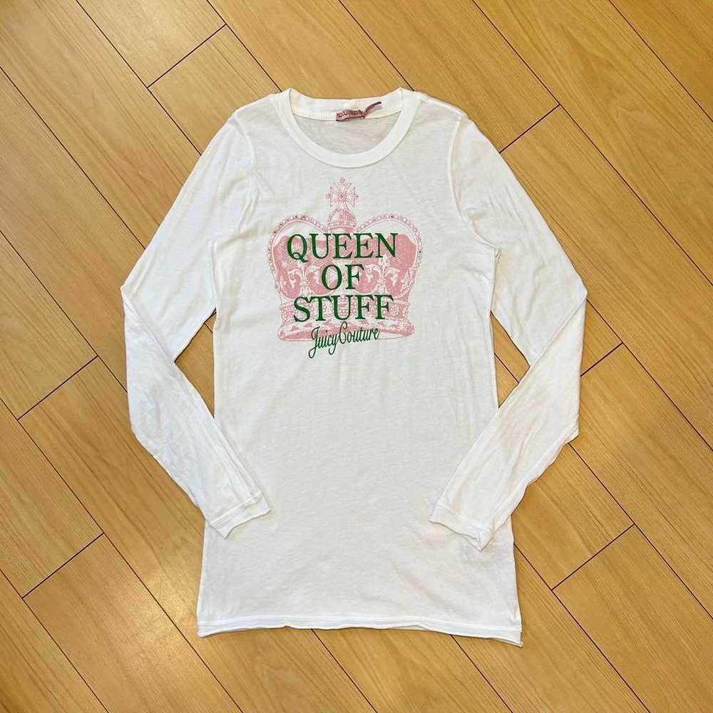 y2k JUICY COUTURE Logo Long Sleeve T-shirt Crown - image 2