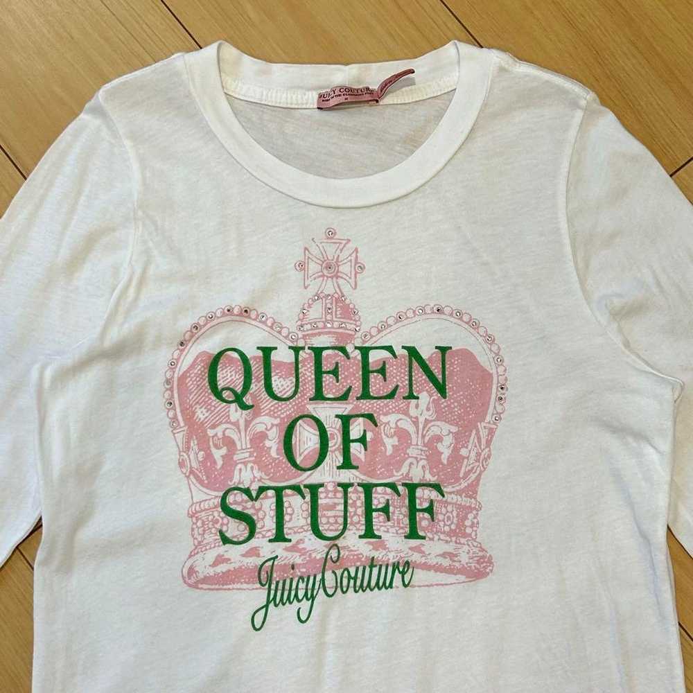 y2k JUICY COUTURE Logo Long Sleeve T-shirt Crown - image 3