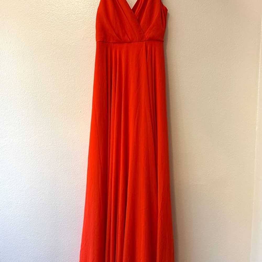 Lulus All About Love Coral Red Maxi Dress - image 4