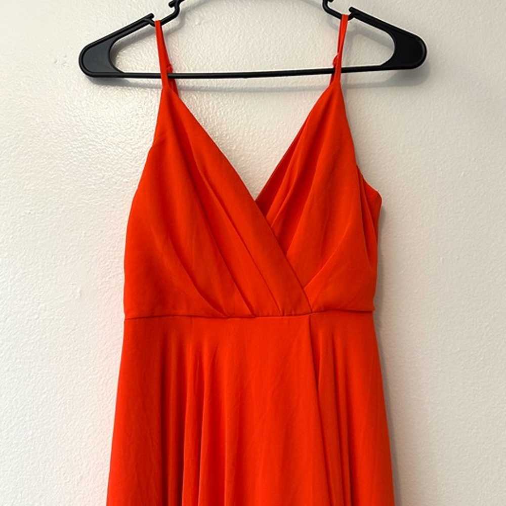 Lulus All About Love Coral Red Maxi Dress - image 5