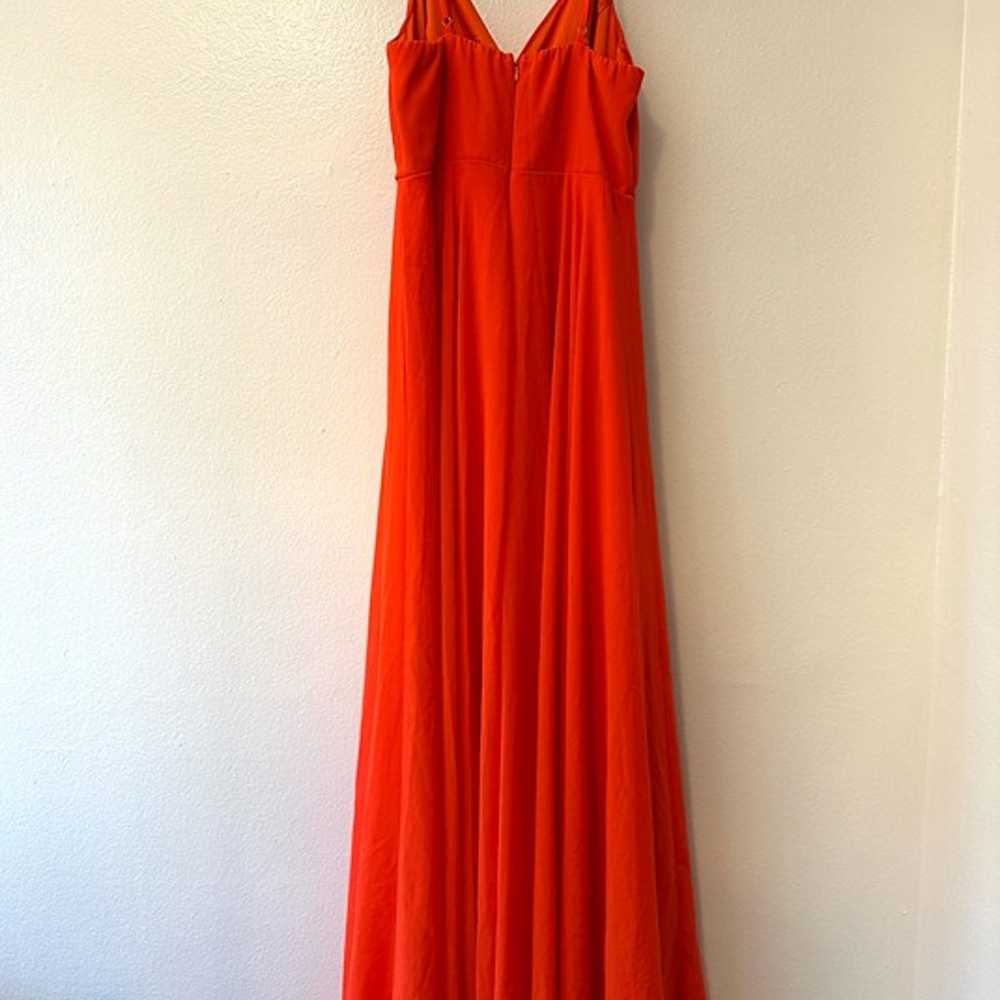 Lulus All About Love Coral Red Maxi Dress - image 9