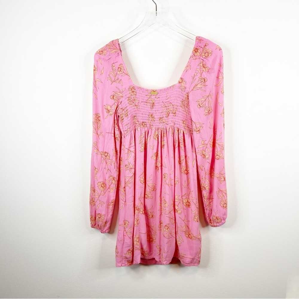 Billabong Floral Mini Dress S Pink - image 3