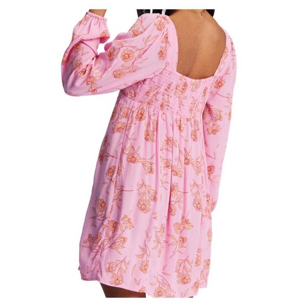 Billabong Floral Mini Dress S Pink - image 9