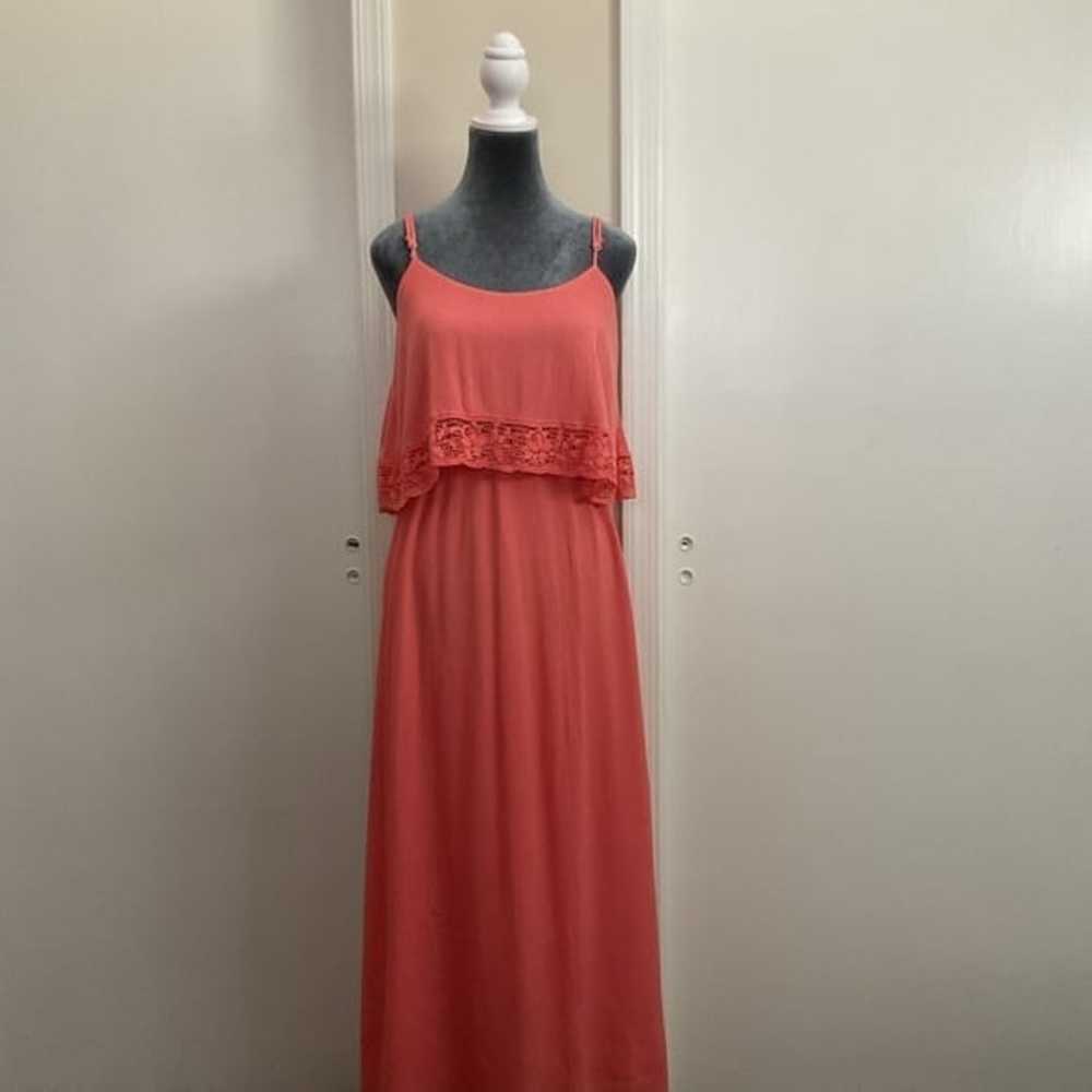 Flying Tomato Coral Maxi Dress - image 1