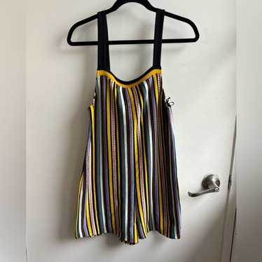 Zara Multicolor Striped Knit Romper