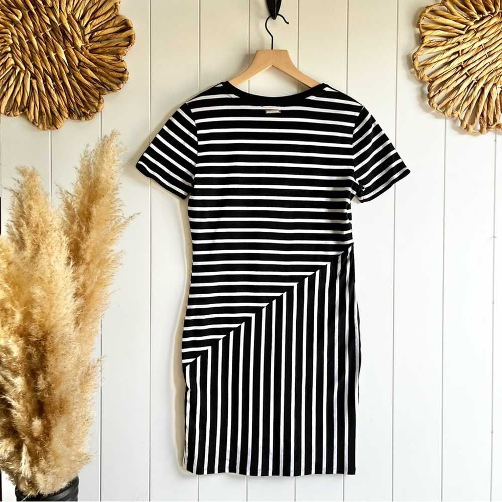 Michael Kors dress striped black and white MEDIUM - image 3