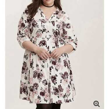 Torrid Floral Mini Dress - image 1