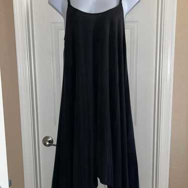 Torrid Dress Midi Studio Black Trapeze Dress Sz 2 - image 1