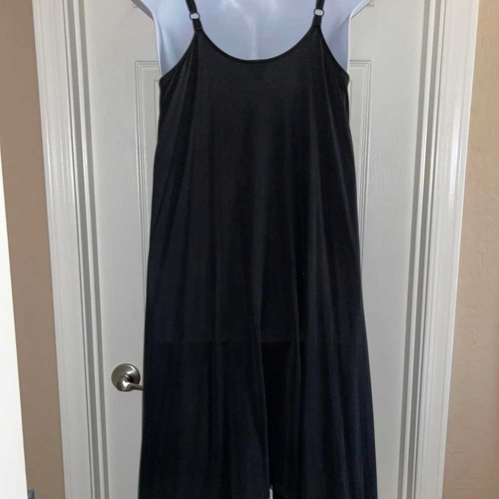 Torrid Dress Midi Studio Black Trapeze Dress Sz 2 - image 3