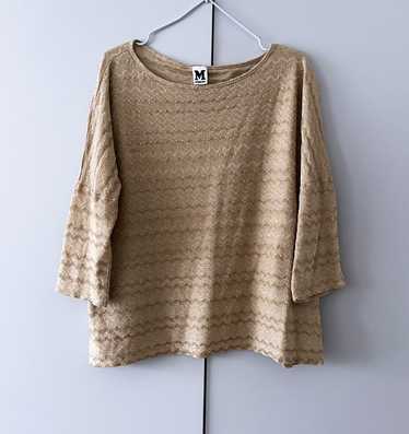 Luxury × Missoni × Vintage Missoni gold blouse - image 1