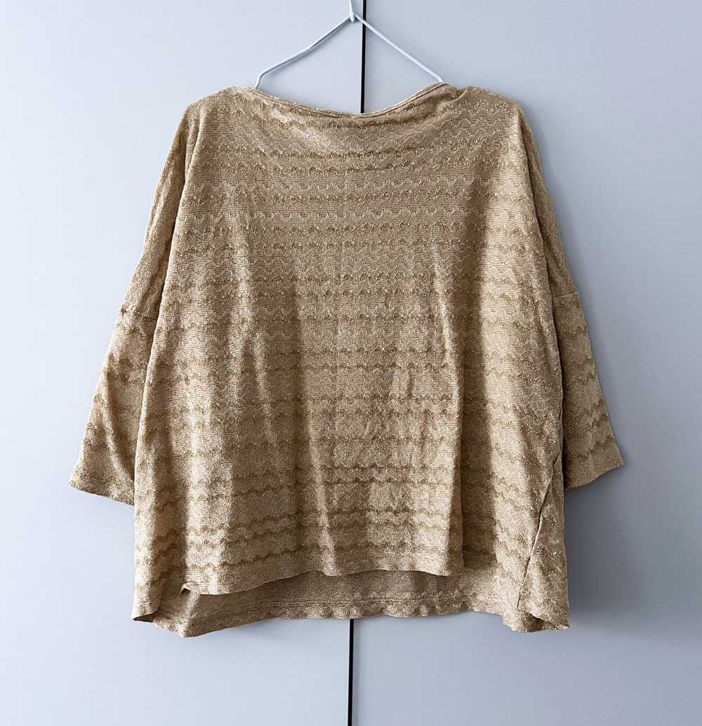 Luxury × Missoni × Vintage Missoni gold blouse - image 7