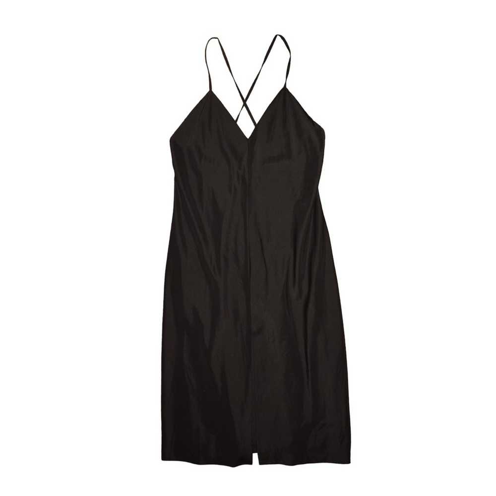 AVEC LES FILLES $159 Black Strappy Midi Slip Dres… - image 3