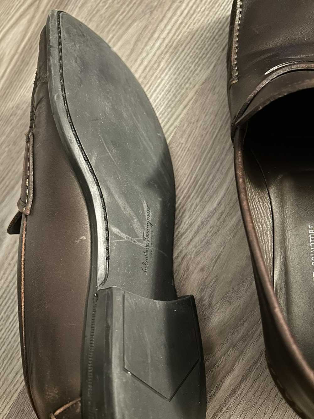 Salvatore Ferragamo Slip on leather loafers - image 5