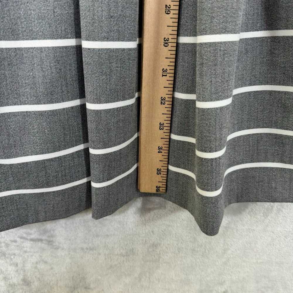 Calvin Klein Dress Womens 12 Gray White Stripe Fi… - image 11