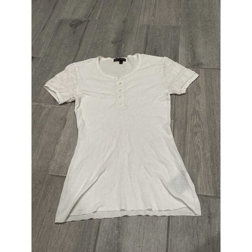 Burberry Women’s white top Shirt Short Sleeve 100… - image 1