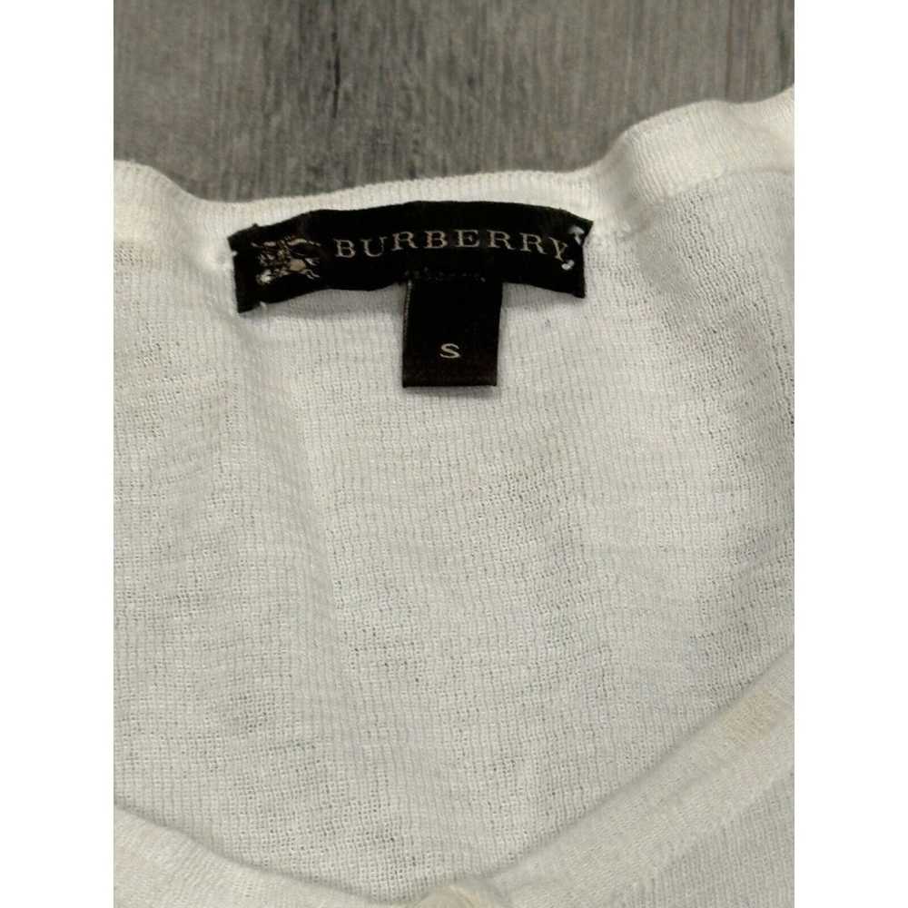 Burberry Women’s white top Shirt Short Sleeve 100… - image 2