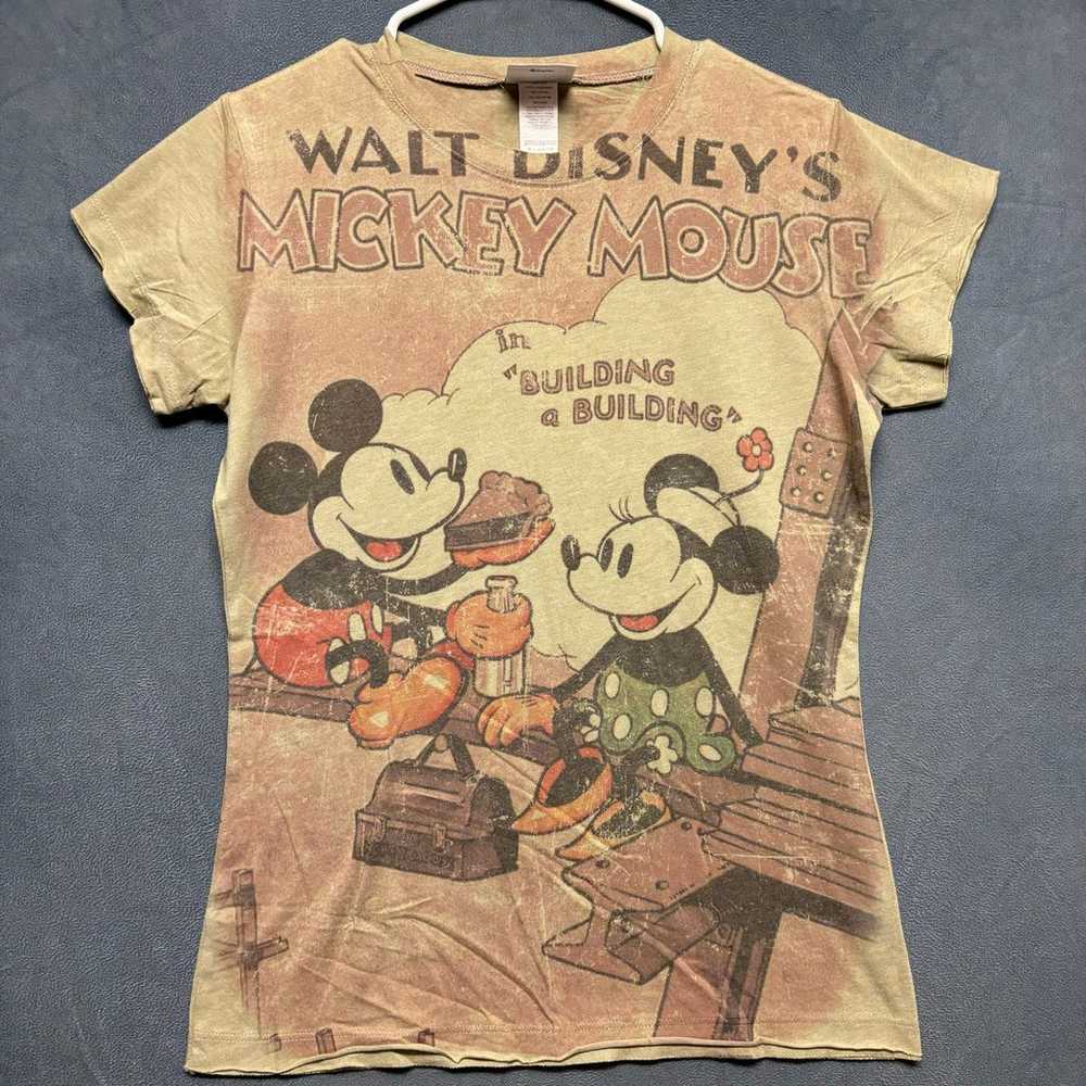 Rare Vintage Disneyland Resort Shirt Womens XL Mi… - image 1