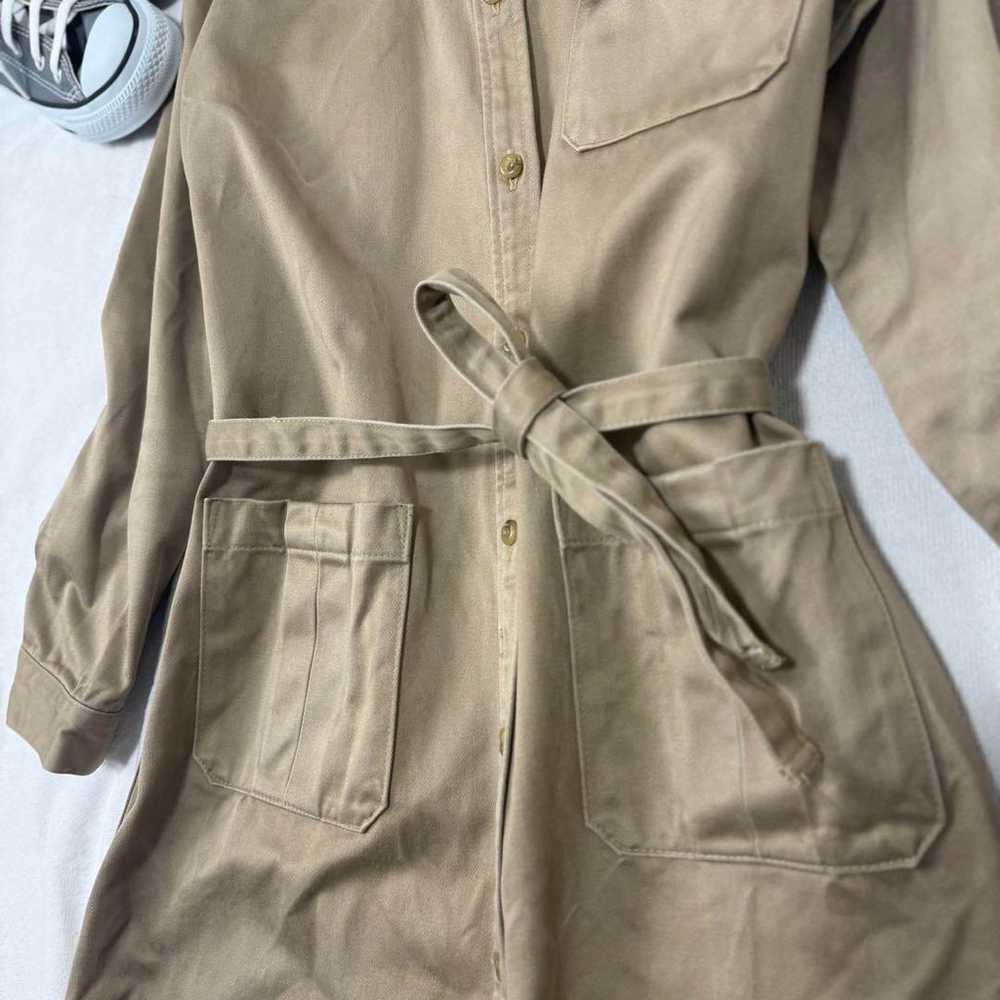 Journal Standard Beige Shirt Dress M Made in Japa… - image 5