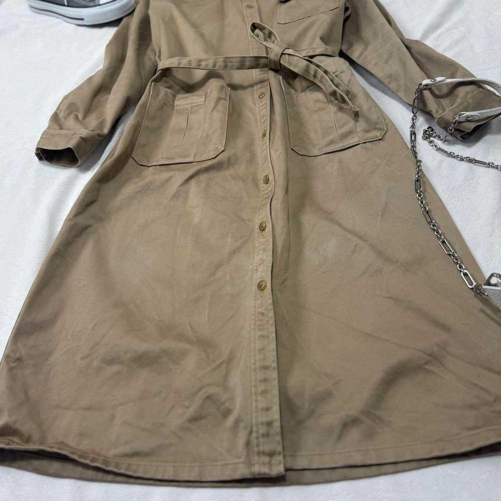 Journal Standard Beige Shirt Dress M Made in Japa… - image 6