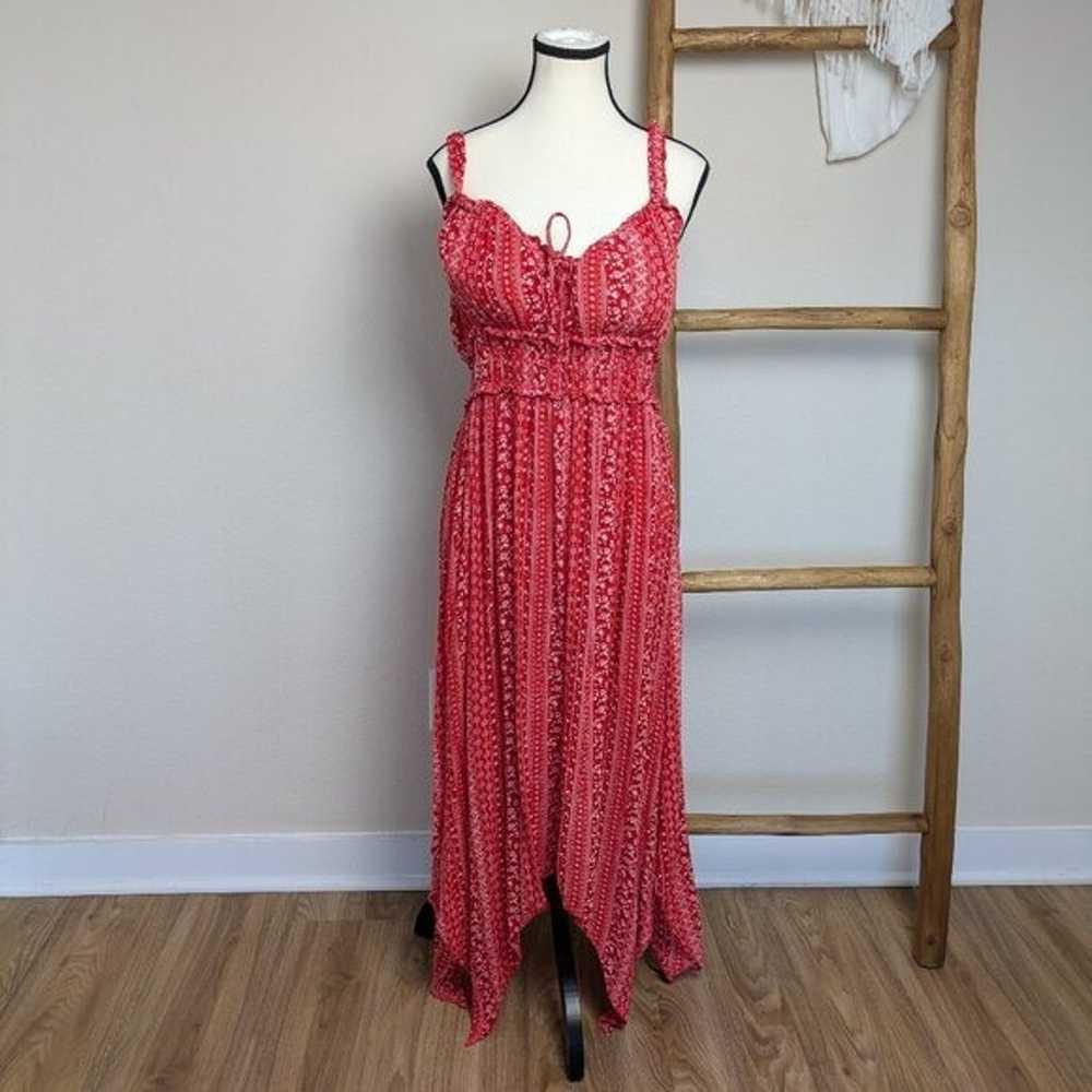 Derek Heart Red Maxi Dress Size XL Women - image 1