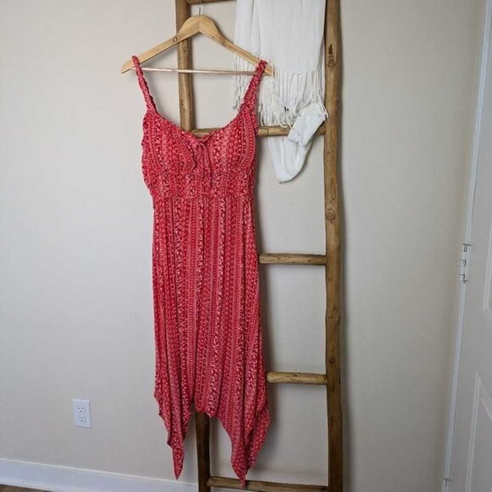 Derek Heart Red Maxi Dress Size XL Women - image 7