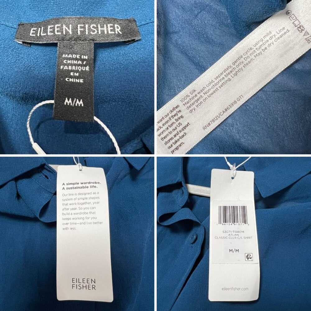 Eileen Fisher NEW Eileen Fisher Sheer Silk George… - image 3