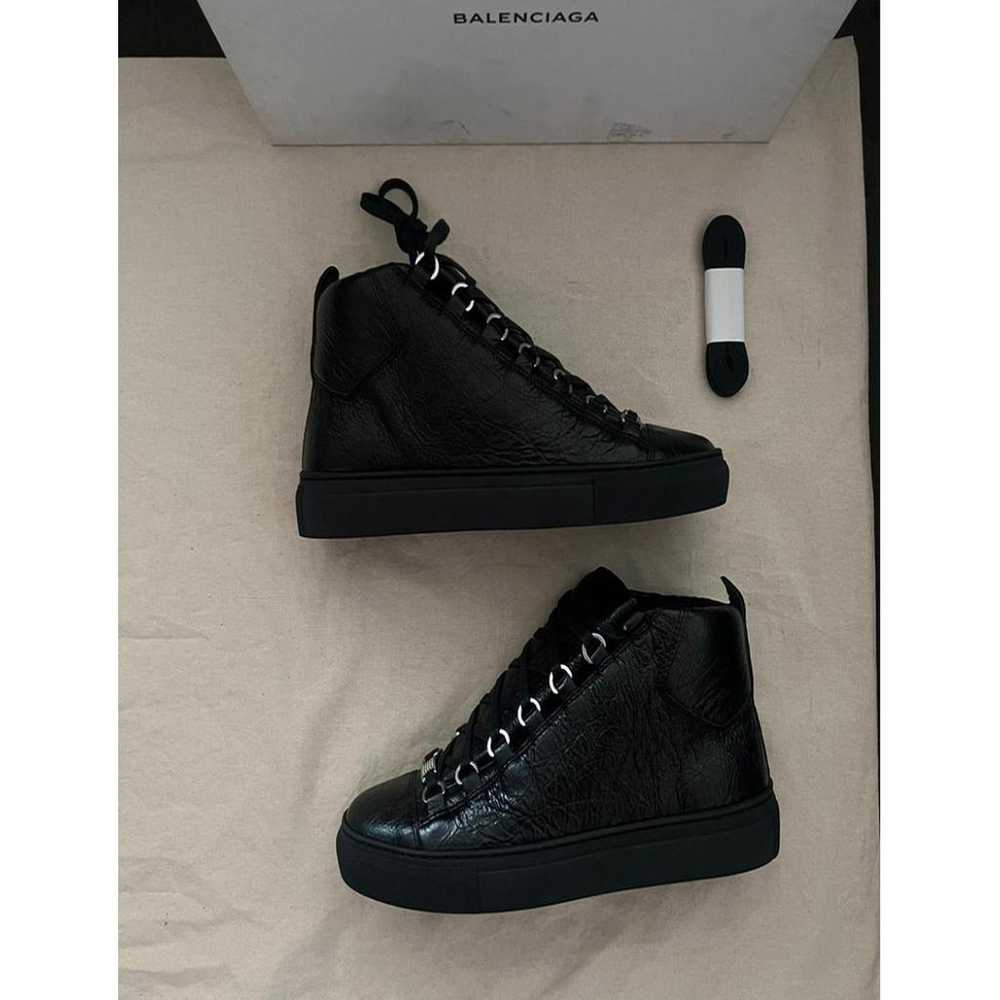 Balenciaga Arena leather high trainers - image 3