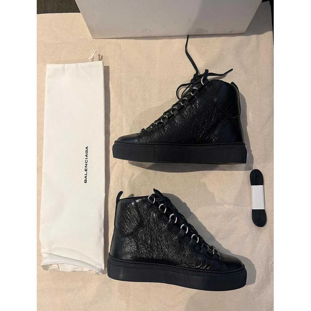 Balenciaga Arena leather high trainers - image 4