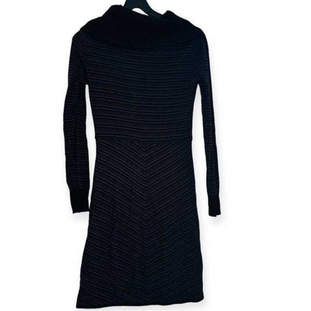 Prana Striped Cowl Neck Monica Sweater Dress Size… - image 2