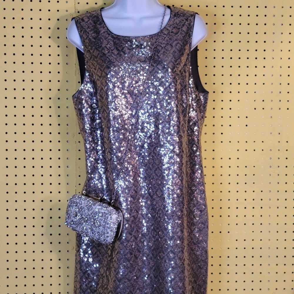 Banana Republic Sequin Tank Dress 14. - image 1