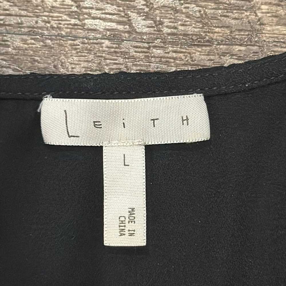 Leith Women's Racerback Shift Dress Black Size L - image 6