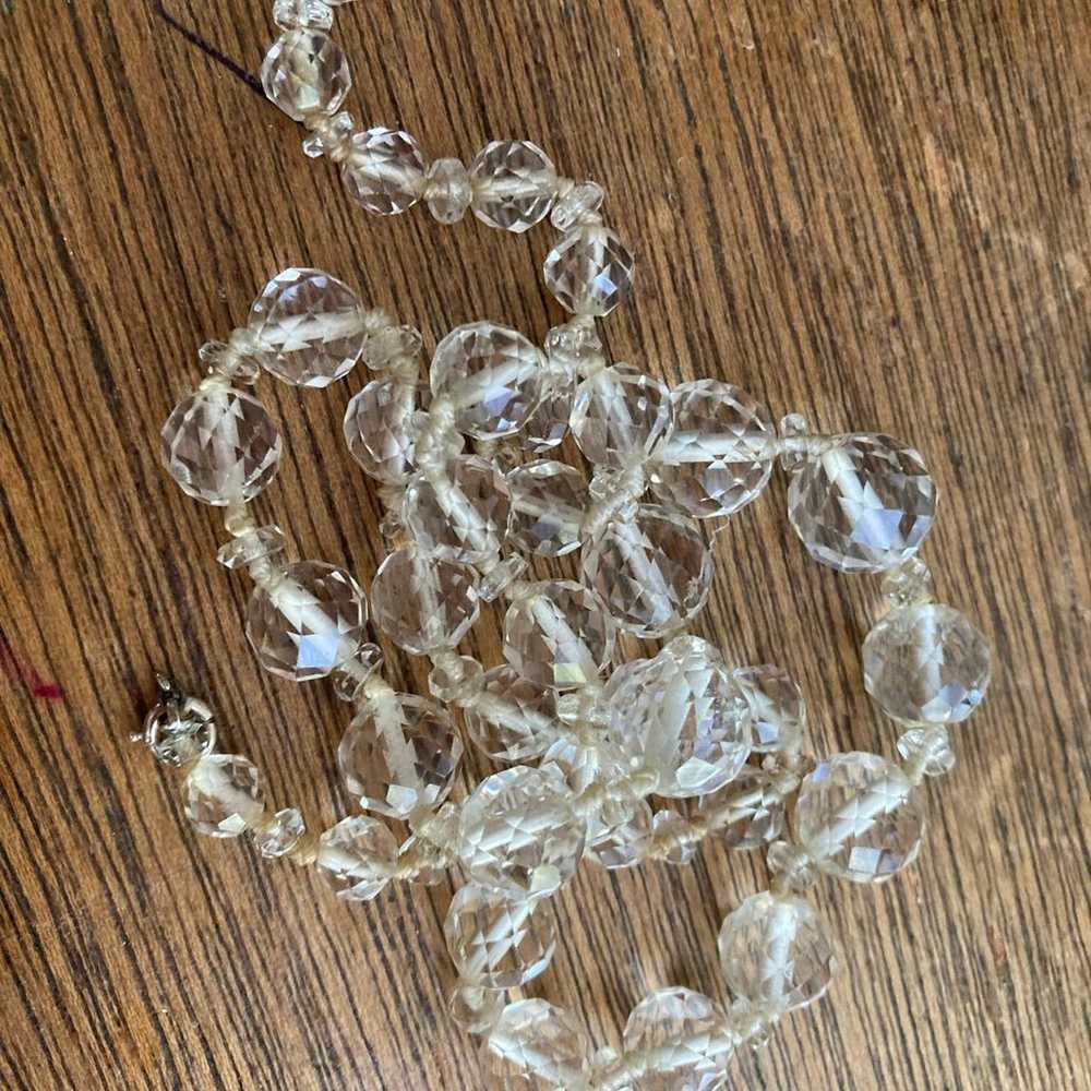 Crystal hand-knotted necklace - image 5