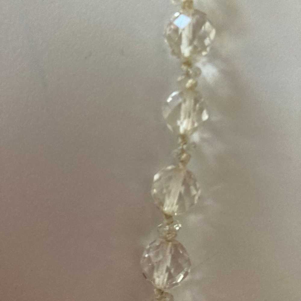 Crystal hand-knotted necklace - image 6