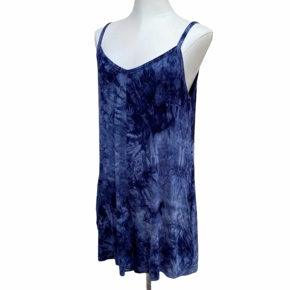 Simple by Suzanne Betro Navy Tie-Dye Romper - image 4