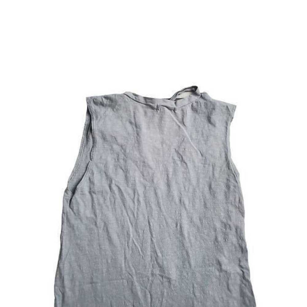 LNA Double Cut Tank Dress Grey Cotton size M - image 10