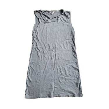 LNA Double Cut Tank Dress Grey Cotton size M - image 1