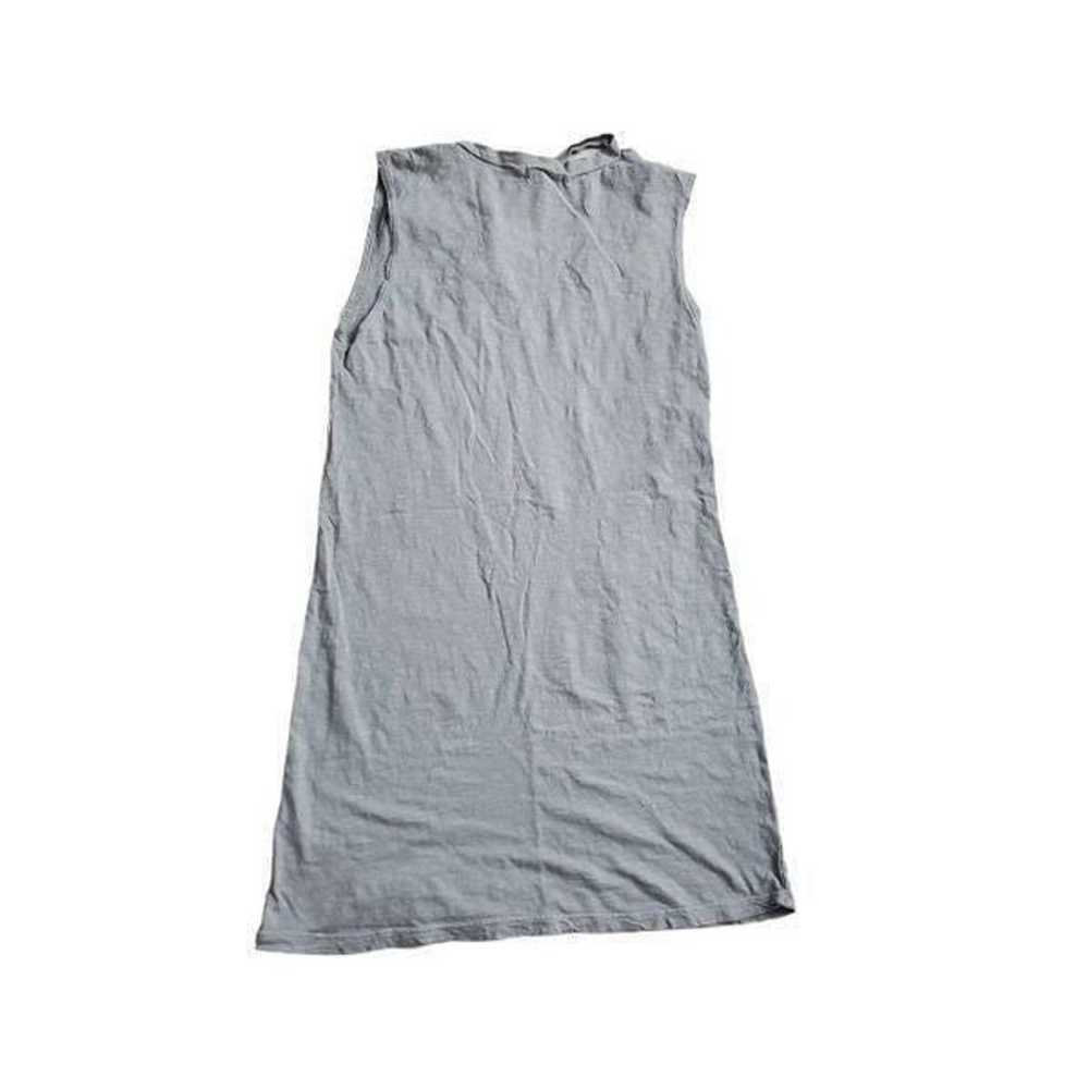 LNA Double Cut Tank Dress Grey Cotton size M - image 2