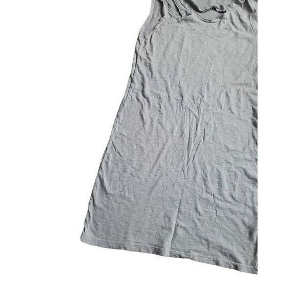 LNA Double Cut Tank Dress Grey Cotton size M - image 7