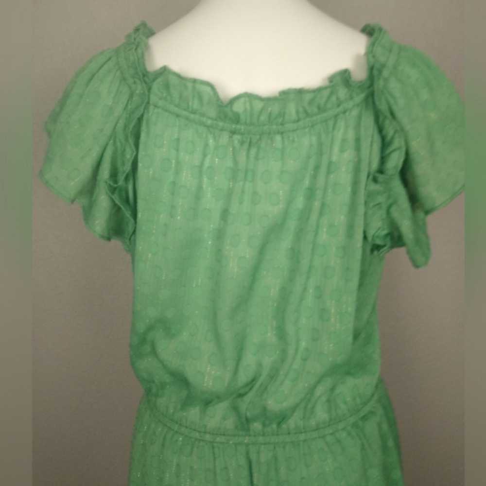 CURRENT AIR Ruffle Tie Neck Ruffle Dress Size Med… - image 12