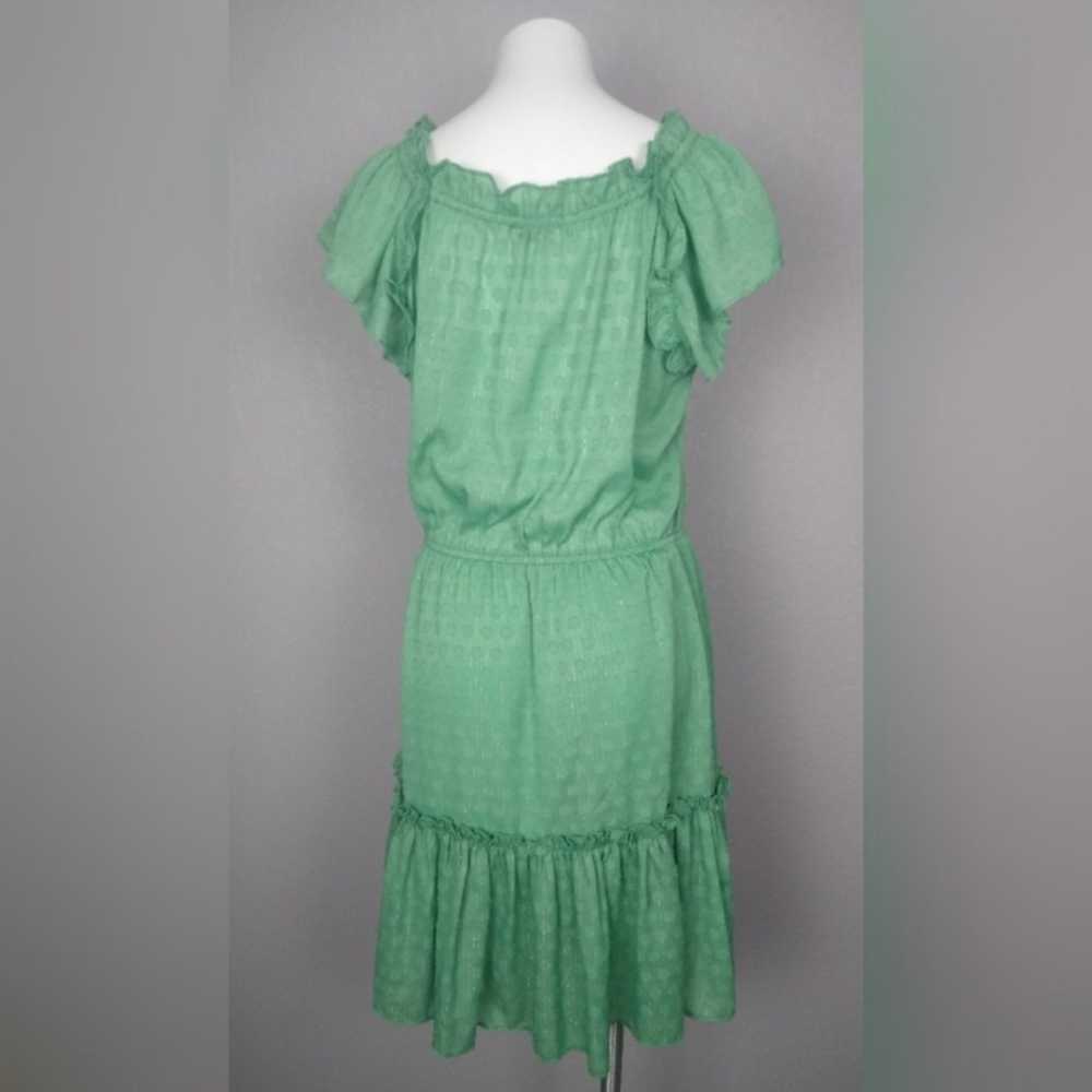 CURRENT AIR Ruffle Tie Neck Ruffle Dress Size Med… - image 2