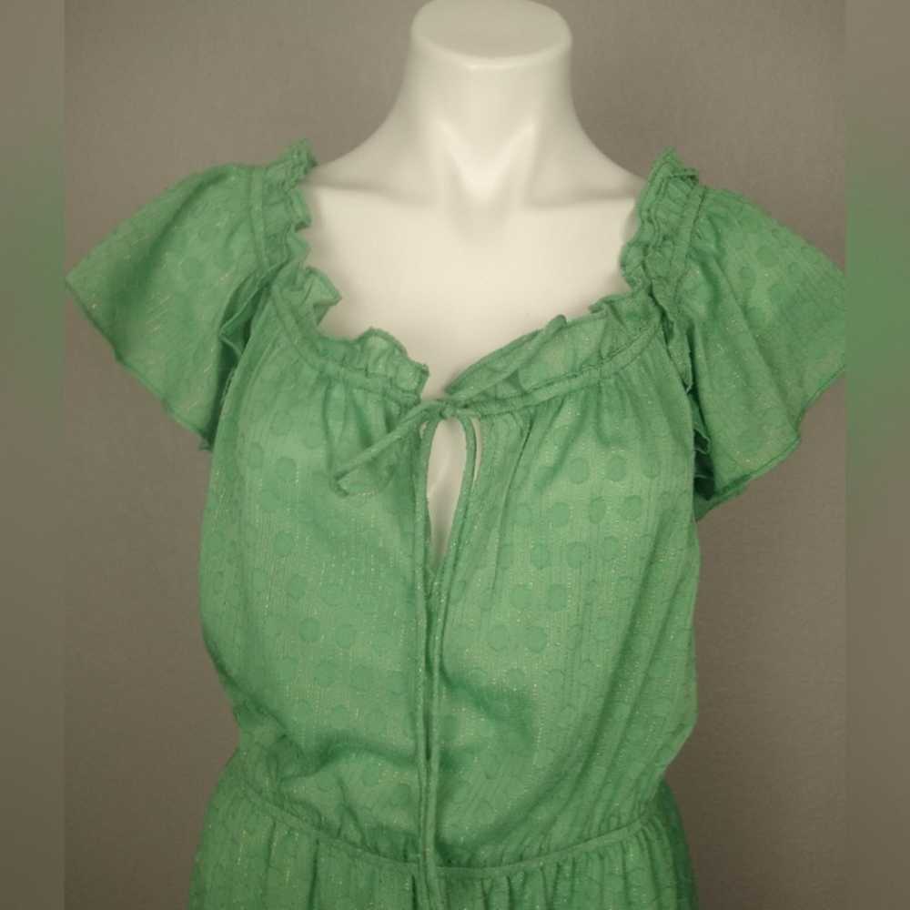 CURRENT AIR Ruffle Tie Neck Ruffle Dress Size Med… - image 7