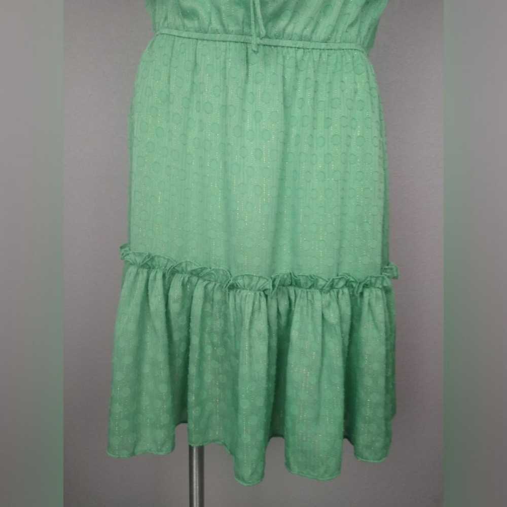 CURRENT AIR Ruffle Tie Neck Ruffle Dress Size Med… - image 8