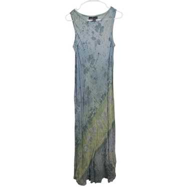 Carole Little Blue Green Leaves Sheer Fairygrunge… - image 1