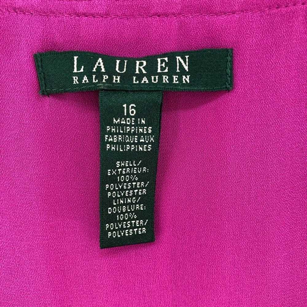 Lauren Ralph Lauren Dress Womens 16 Purple Tank S… - image 5