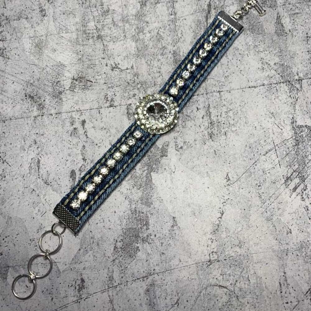 One of a kind Bling Jean Bracelet - image 2