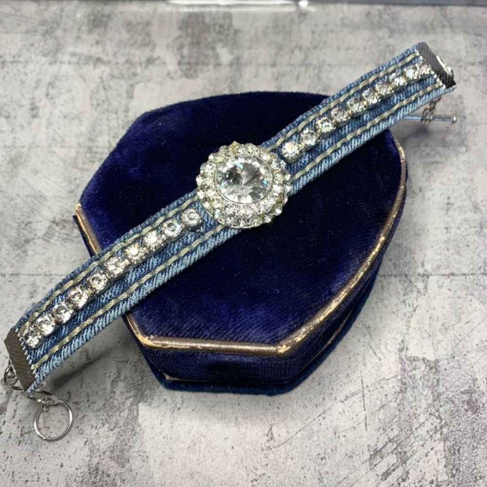 One of a kind Bling Jean Bracelet - image 3