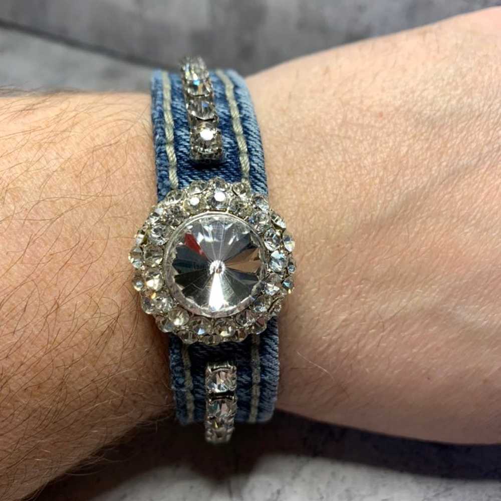 One of a kind Bling Jean Bracelet - image 6