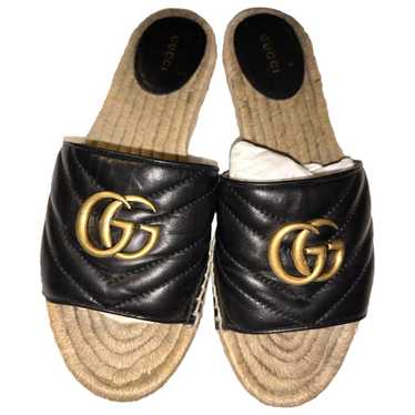 Gucci Double G leather sandal