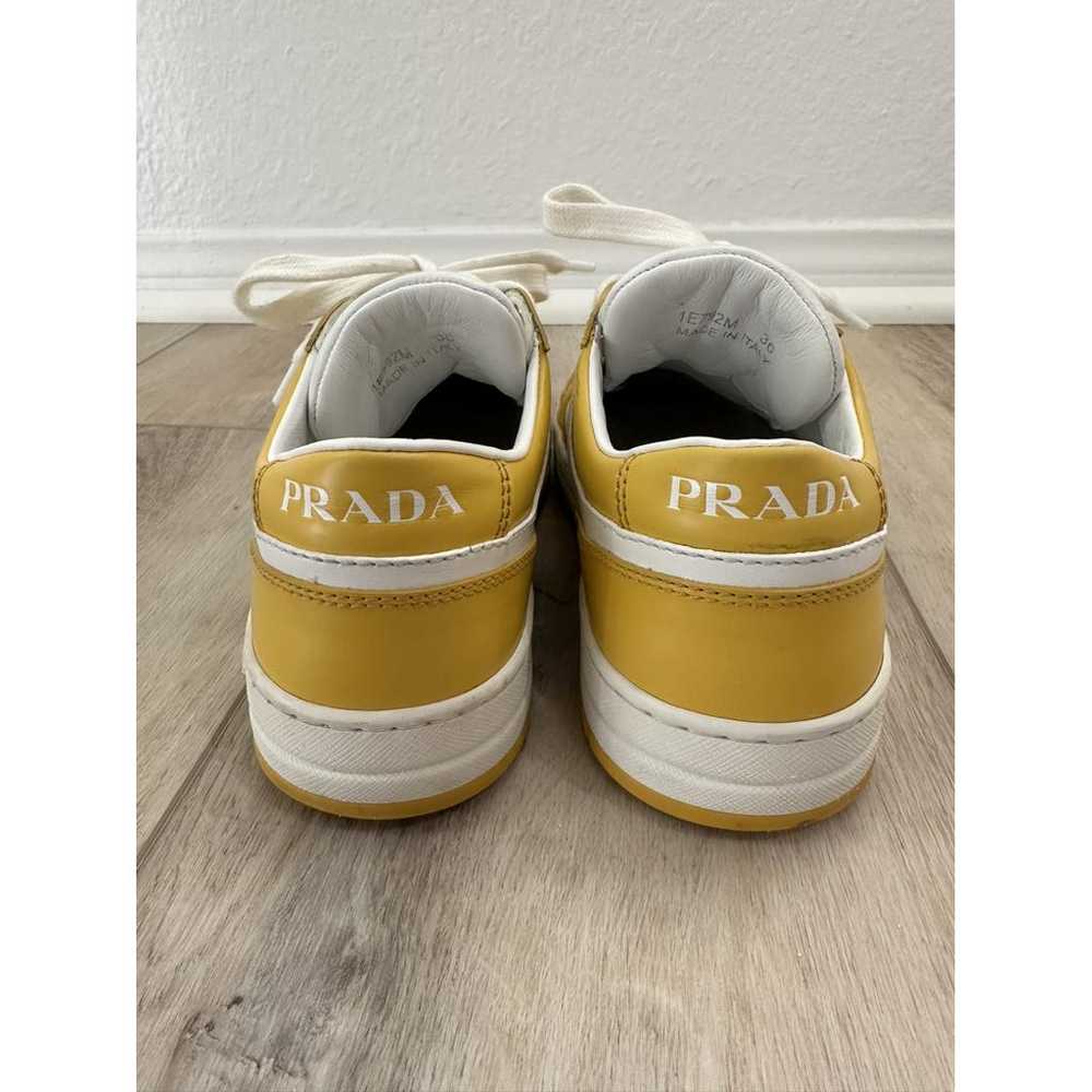 Prada Downtown leather trainers - image 3