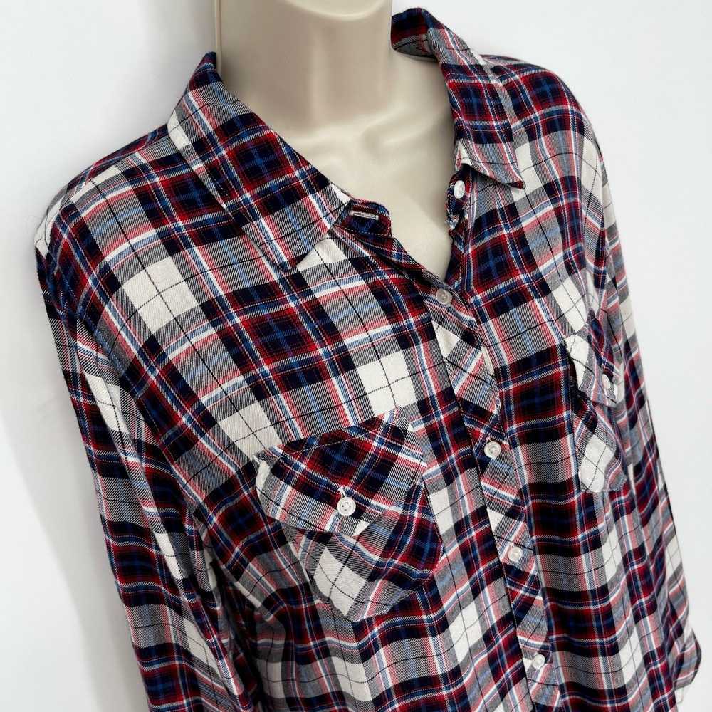 Rails Rails Button Front Flannel Shirt Plaid Sz L… - image 2